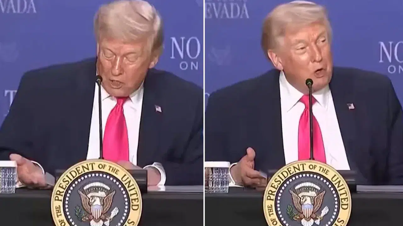 Trump canlı yayında çileden çıktı: 'Kim yazdı bu saçmalığı!'