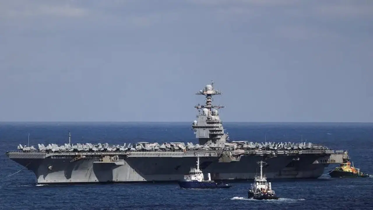309 gün sonra karaya ayak basacaklar: ABD’nin dev uçak gemisi evine dönüyor!