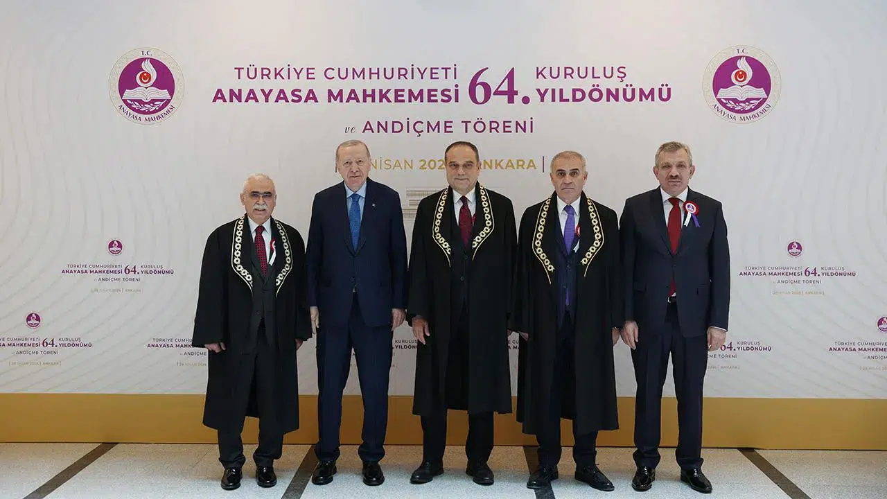 Ankara’da yüksek yargı töreni: Cumhurbaşkanı Erdoğan AYM’nin yıl dönümünde!