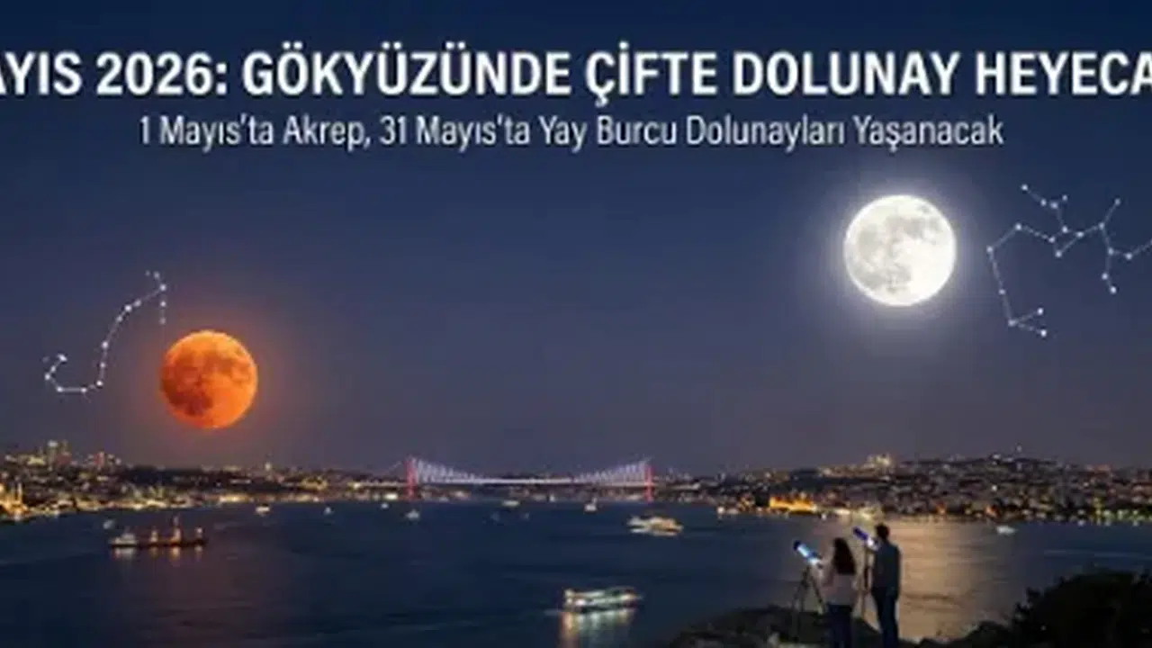 Mayıs 2026 dolunayları ne zaman, burçları nasıl etkileyecek, akrep ve yay burcu dolunay tarihleri saat kaçta?