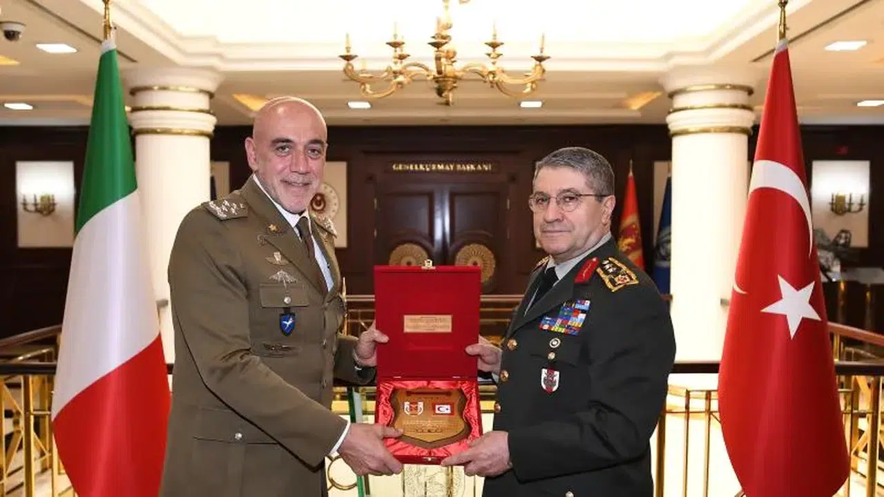 Ankara'da dev zirve! Genelkurmay Başkanı Orgeneral Bayraktaroğlu İtalyan mevkidaşını ağırladı