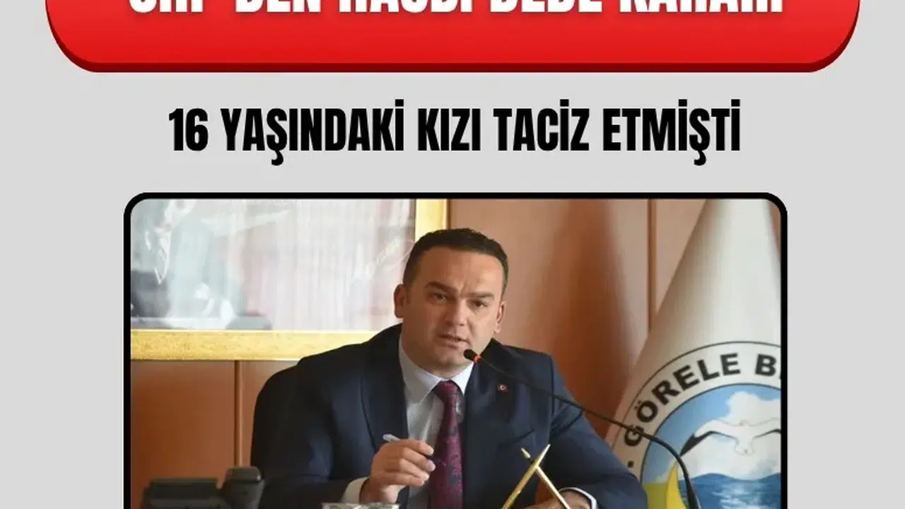 CHP YDK’dan Görele Belediye Başkanı Hasbi Dede hakkında ihraç kararı