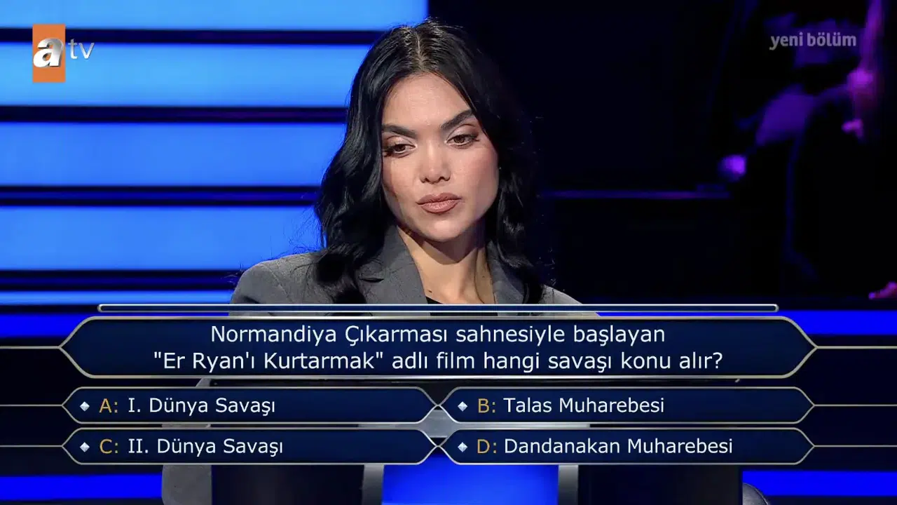 Normandiya çıkarması sahnesiyle başlayan Er Ryan'ı Kurtarmak adlı film hangi savaşı konu alır?