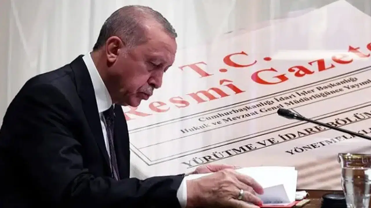 Cumhurbaşkanlığı tarafından yapılan atamalar Resmi Gazete’de