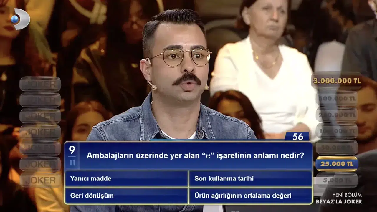 Ambalajların üzerinde yer alan E işaretinin anlamı nedir?