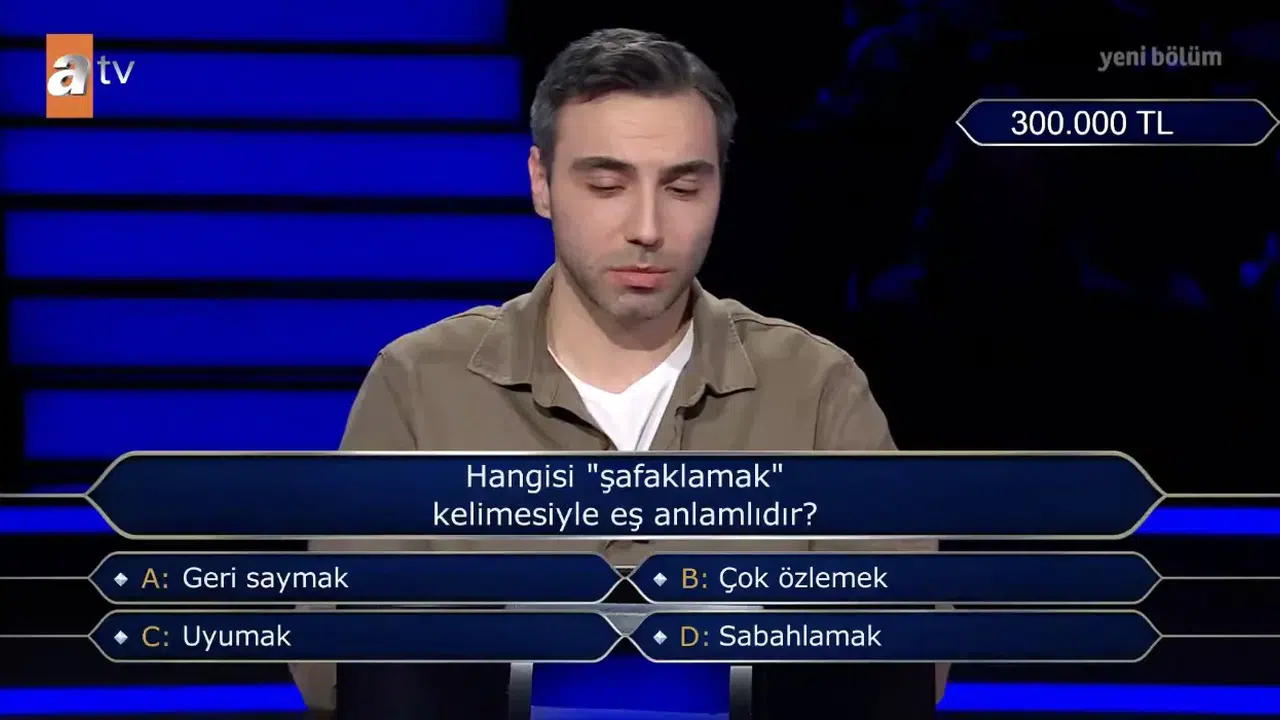 Hangisi şafaklamak kelimesiyle eş anlamlıdır?