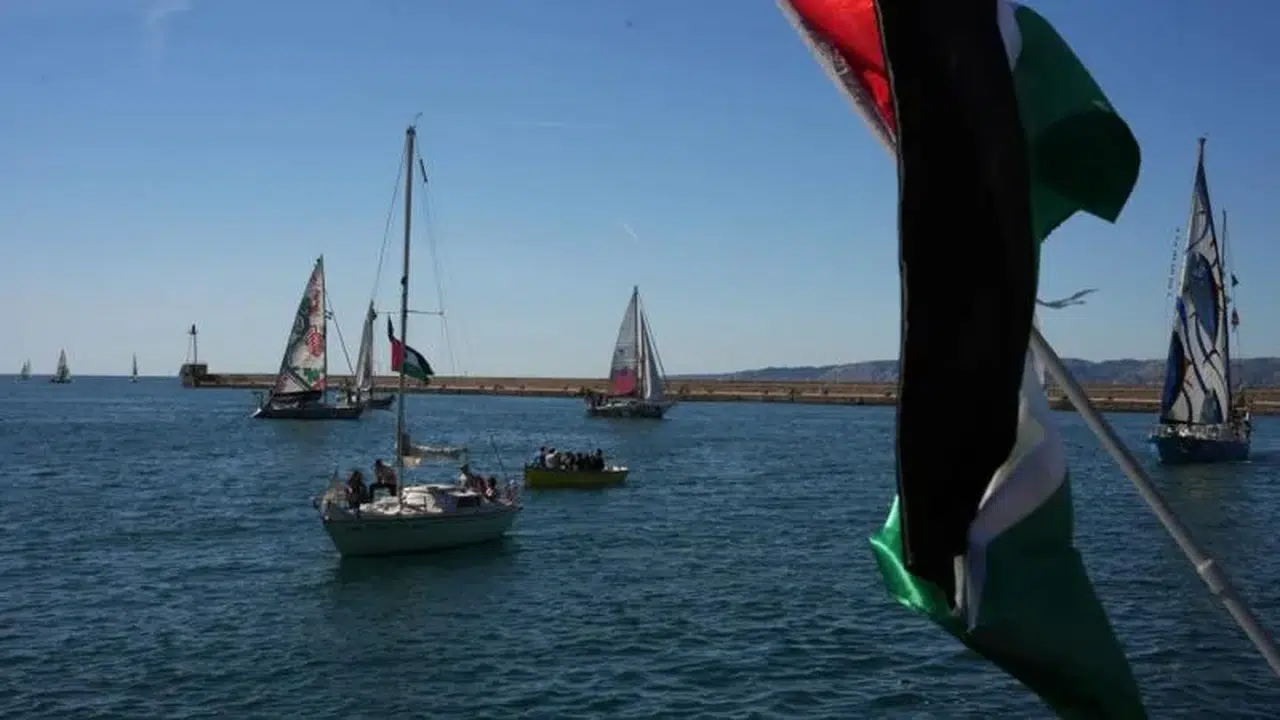 Akdeniz’de büyük sevkiyat: 20 tekne Gazze ablukasını yıkmak için Marsilya’dan demir aldı!