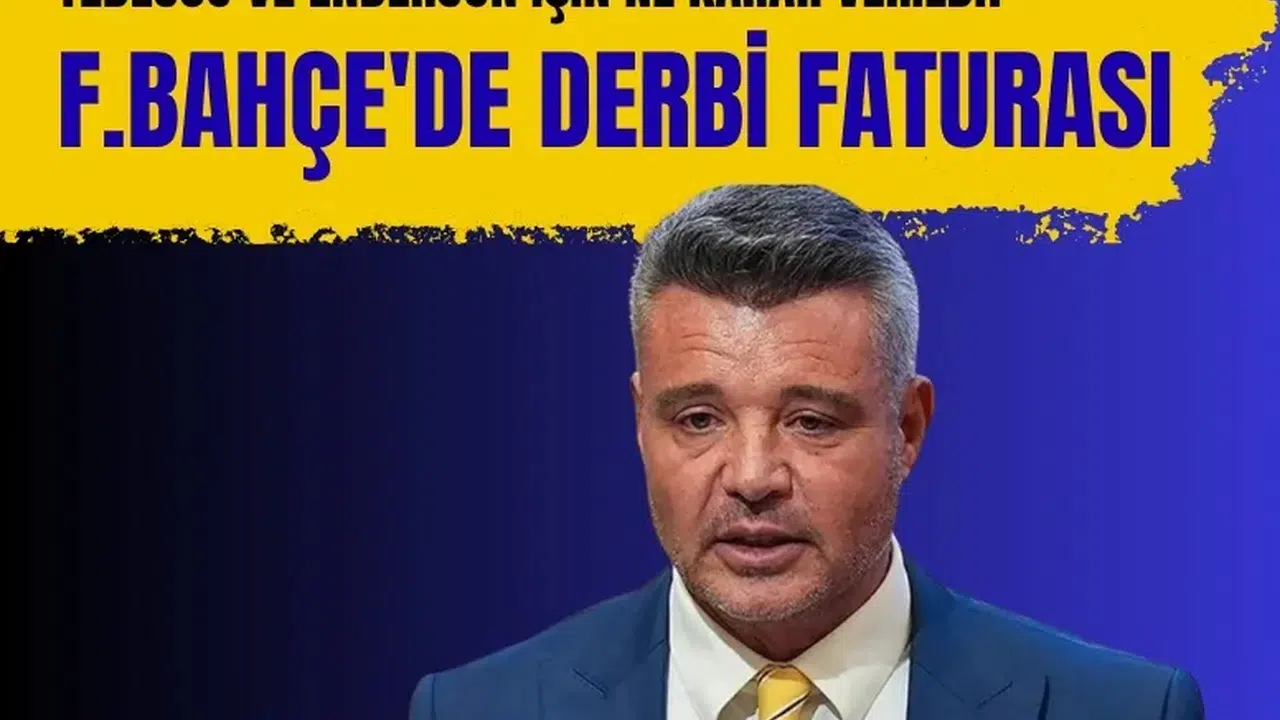 Fenerbahçe'de derbi faturası: Tedesco ve Ederson için karar anı