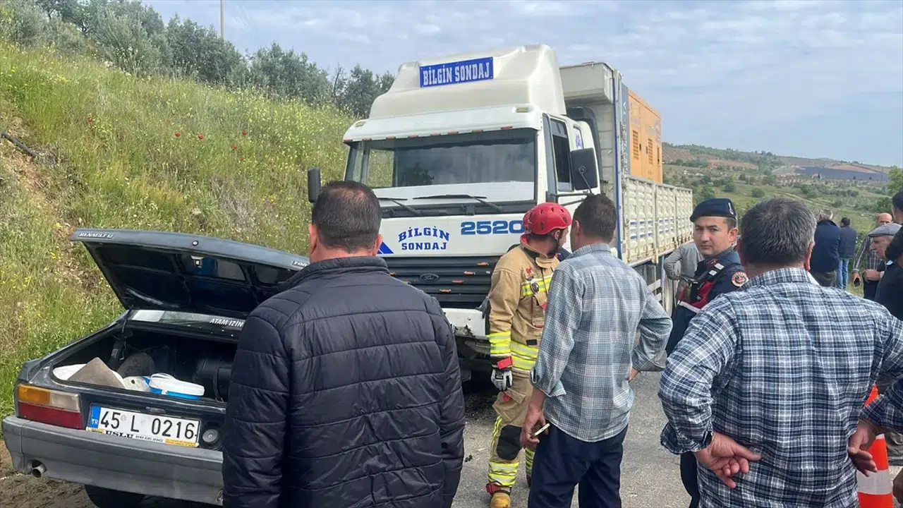 Manisa’da korkunç kaza! Eşiyle çıktığı yol son durağı oldu