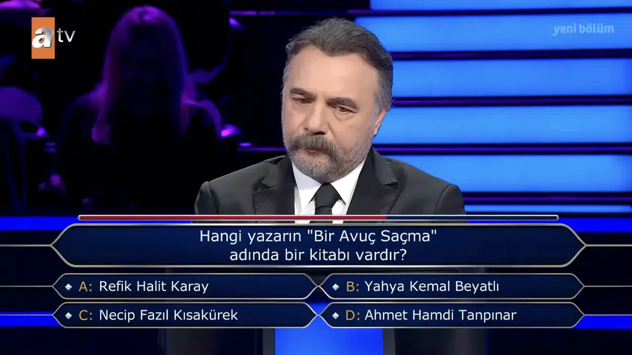 Hangi yazarın 'Bir Avuç Saçma' adına bir kitabı vardır? Kim Milyoner sorusu!