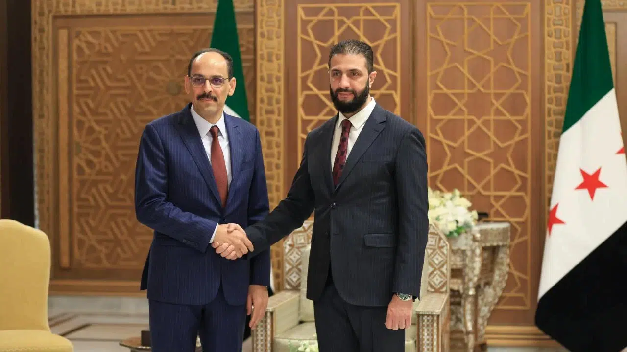 MİT Başkanı İbrahim Kalın Şam'da Suriye Devlet Başkanı Şara ile görüştü