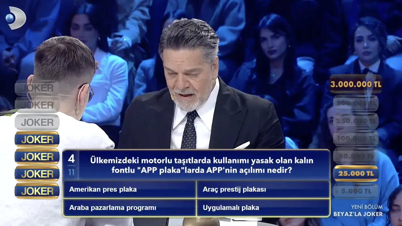 Ülkemizdeki motorlu taşıtlarda kullanımı yasak olan kalın fontlu 'APP plaka'larda APP'nin açılımı nedir?