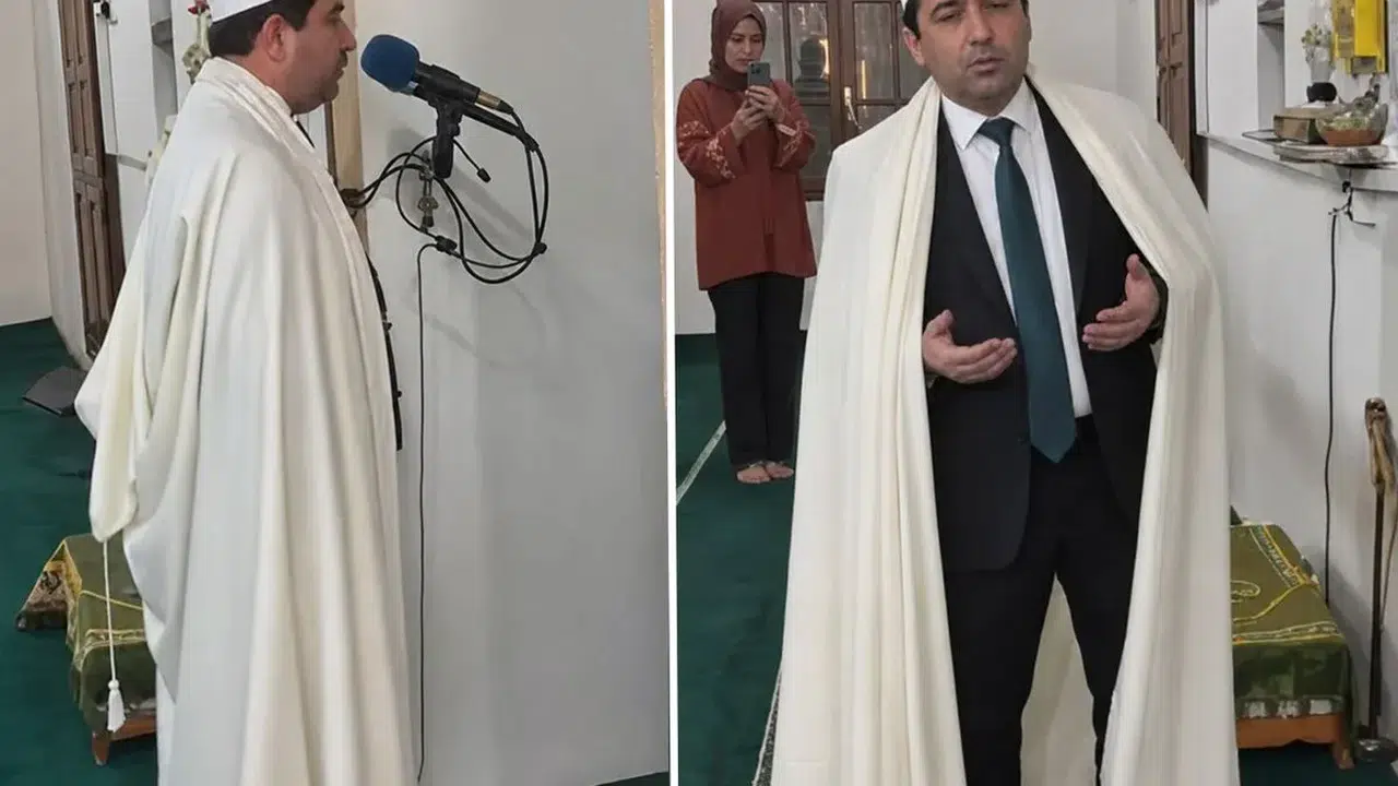 Diplomatik ziyarette beklenmedik an: Türk büyükelçi Cezayir'de ezan okudu!