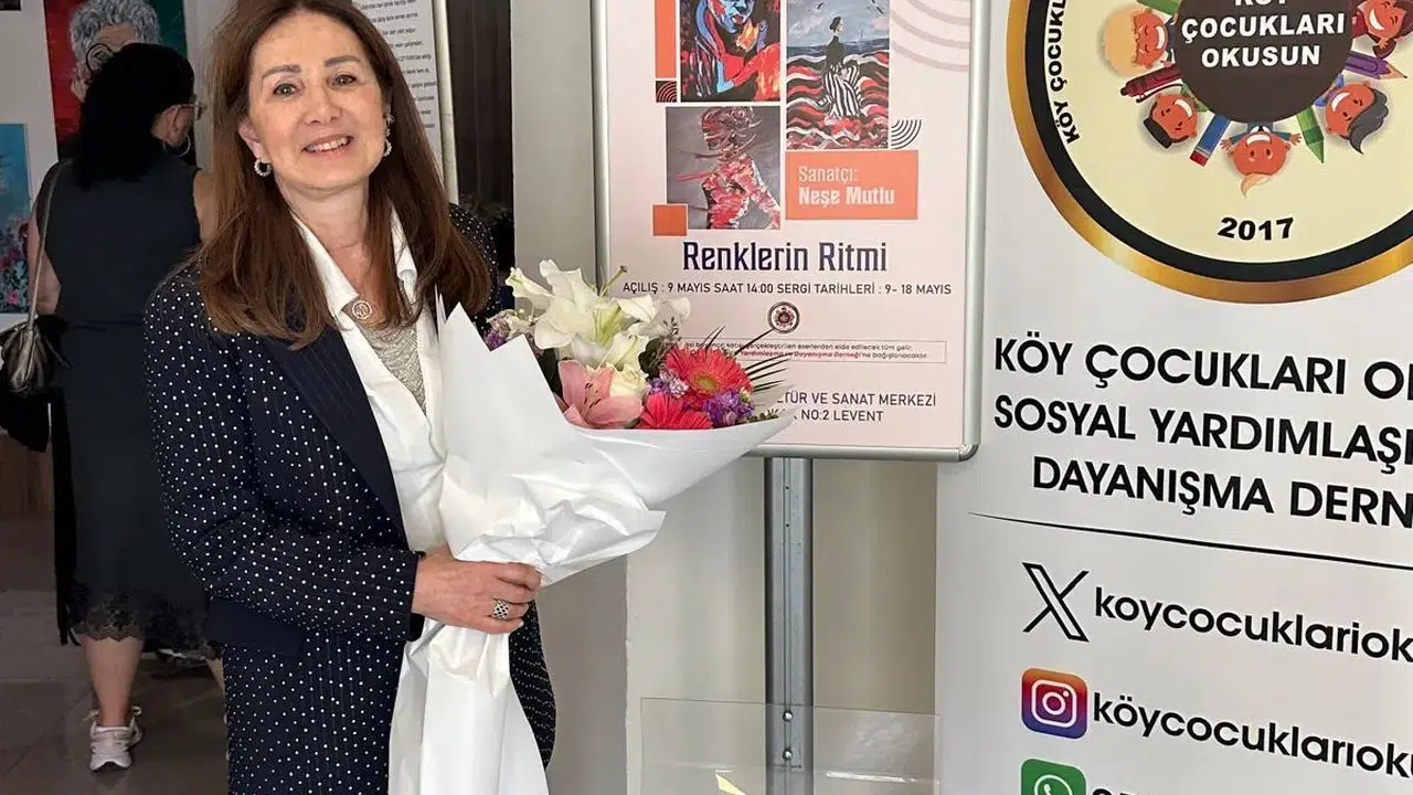 Fırça darbeleri hayat oluyor: Neşe Mutlu’nun renkleri eğitim için yarışıyor!