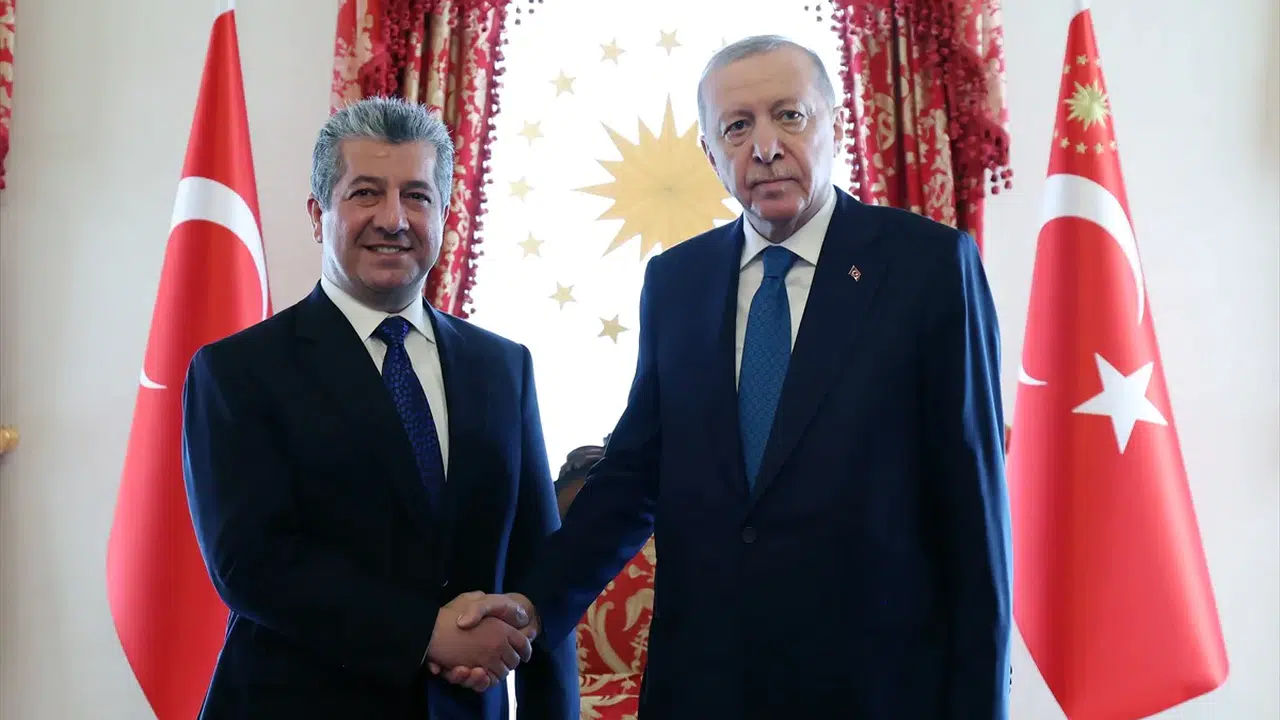 Cumhurbaşkanı Erdoğan, IKBY Başbakanı Mesrur Barzani'yi kabul etti!