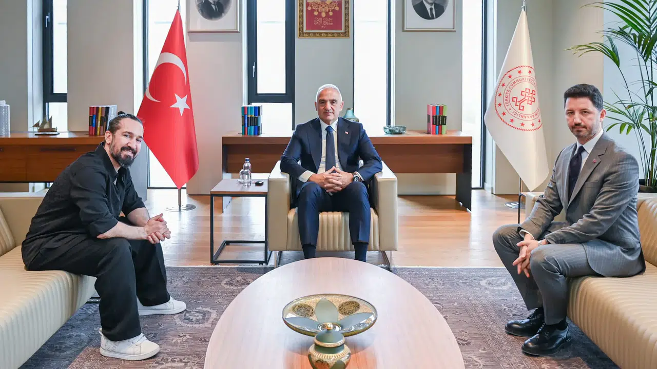 Bakan Ersoy ve Doğukan Manço Barış Manço’nun kültürel mirasını görüştü!