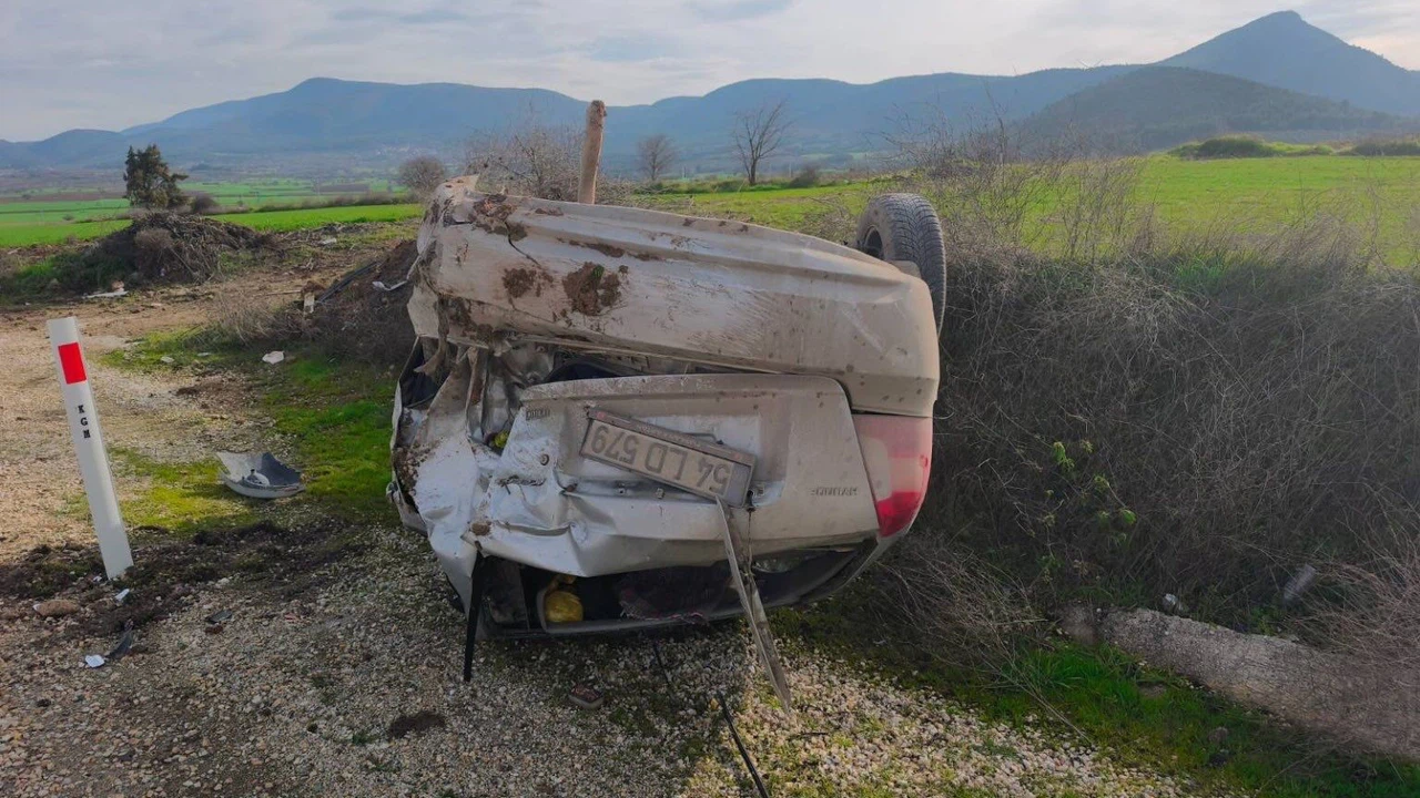 Bilecik’te feci kaza: Direksiyon hakimiyetini kaybetti, araç takla attı!