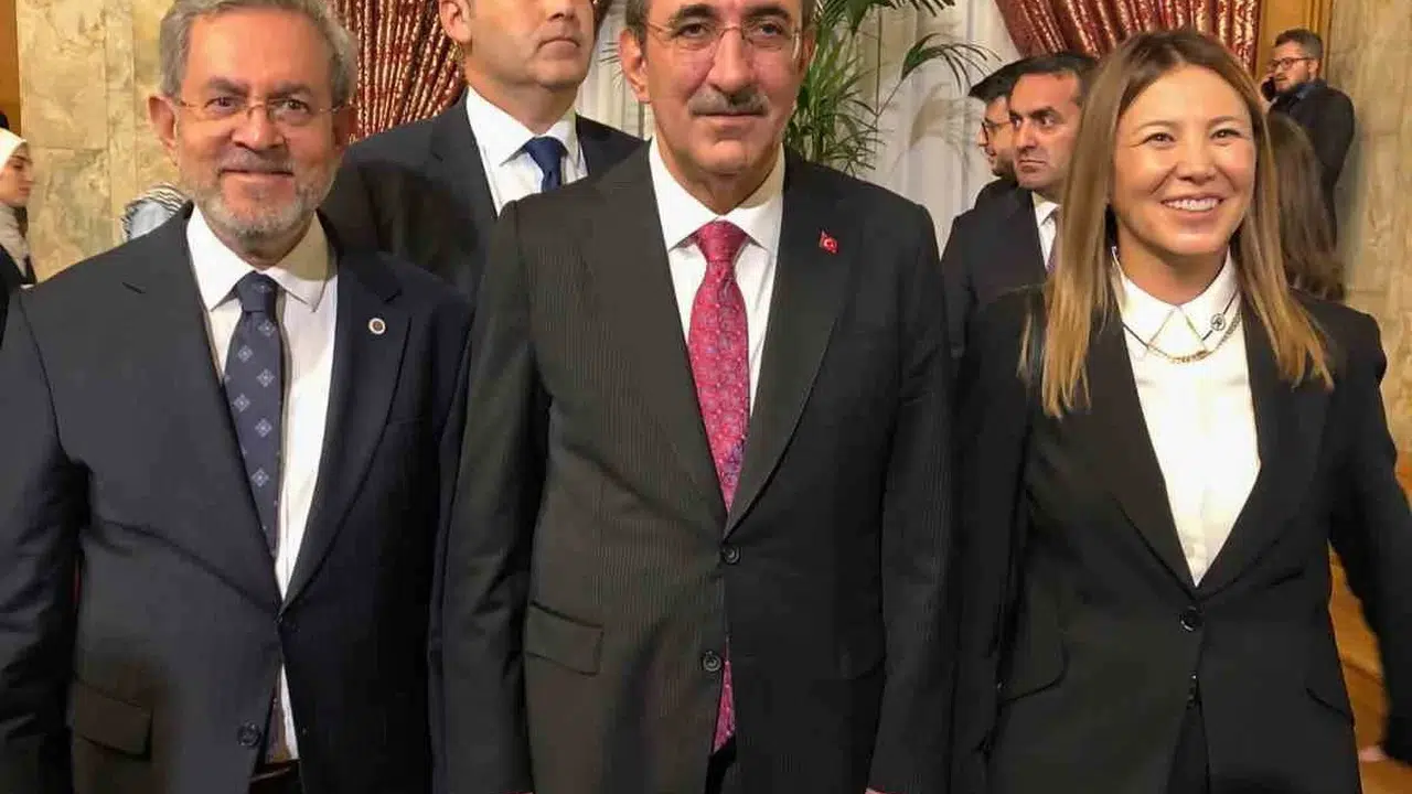Rektör Fatma Aydın, Mecliste yeni yasama yılı resepsiyonuna katıldı