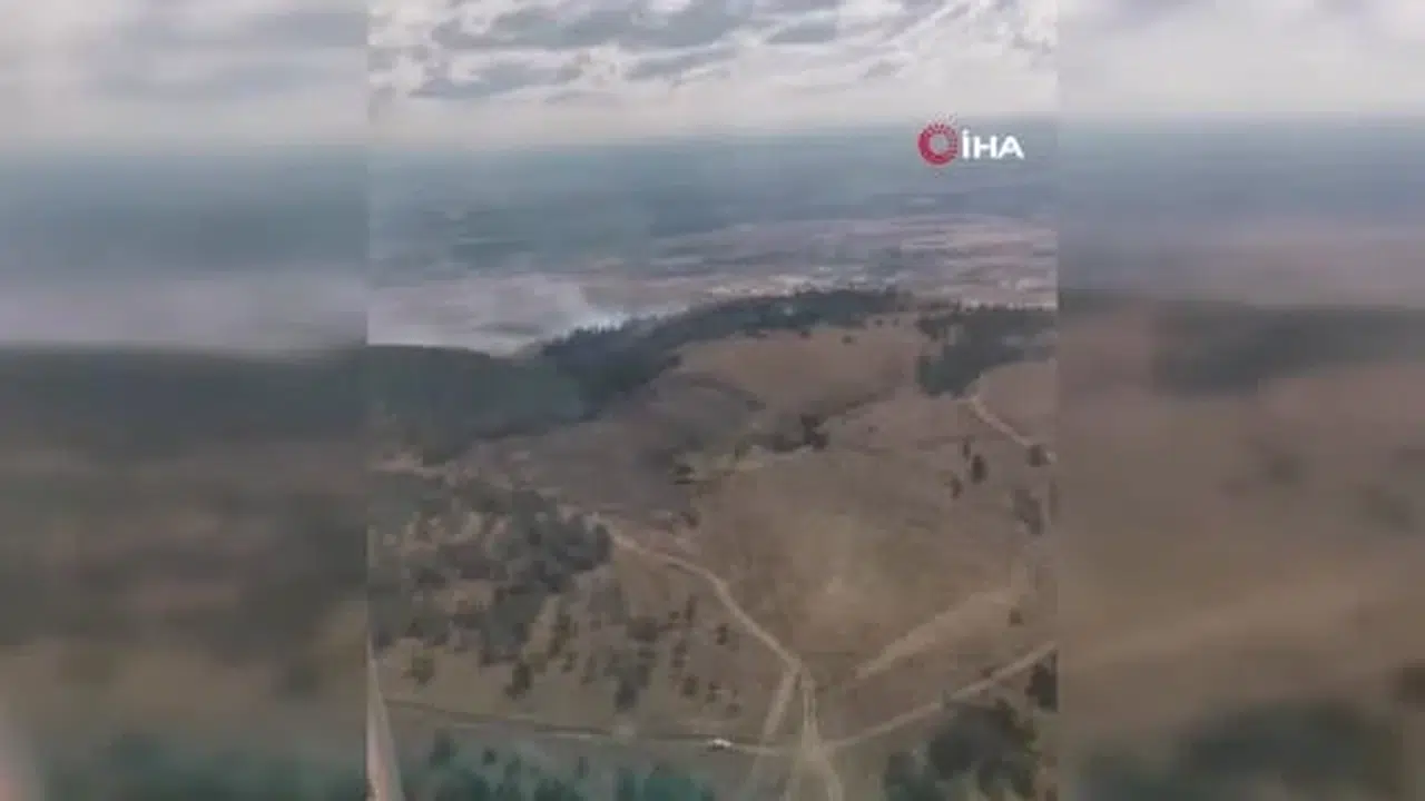 Eskişehir’deki orman yangını kontrol altına alındı