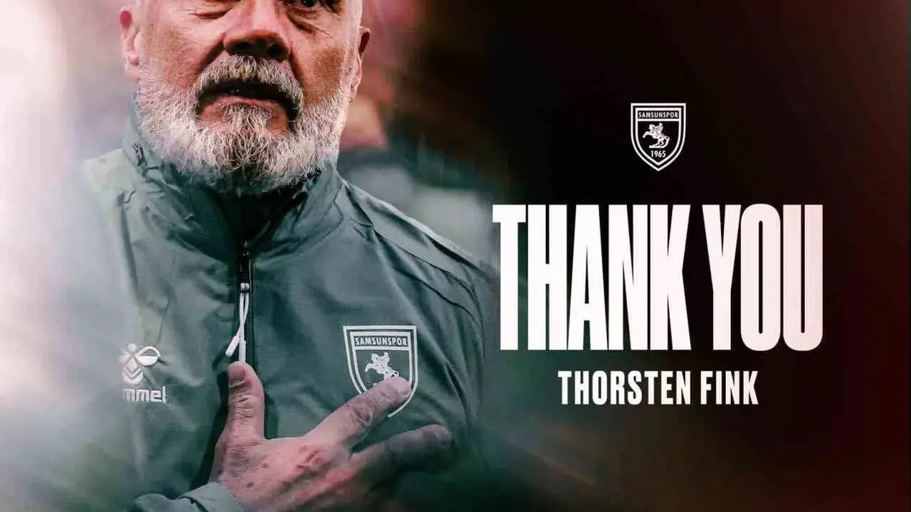 Samsunspor, Teknik Direktör Thorsten Fink’e veda etti