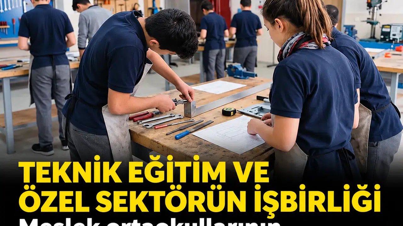 Teknik eğitim ve özel sektörün işbirliği: Meslek ortaokullarının sayısı artırılıyor