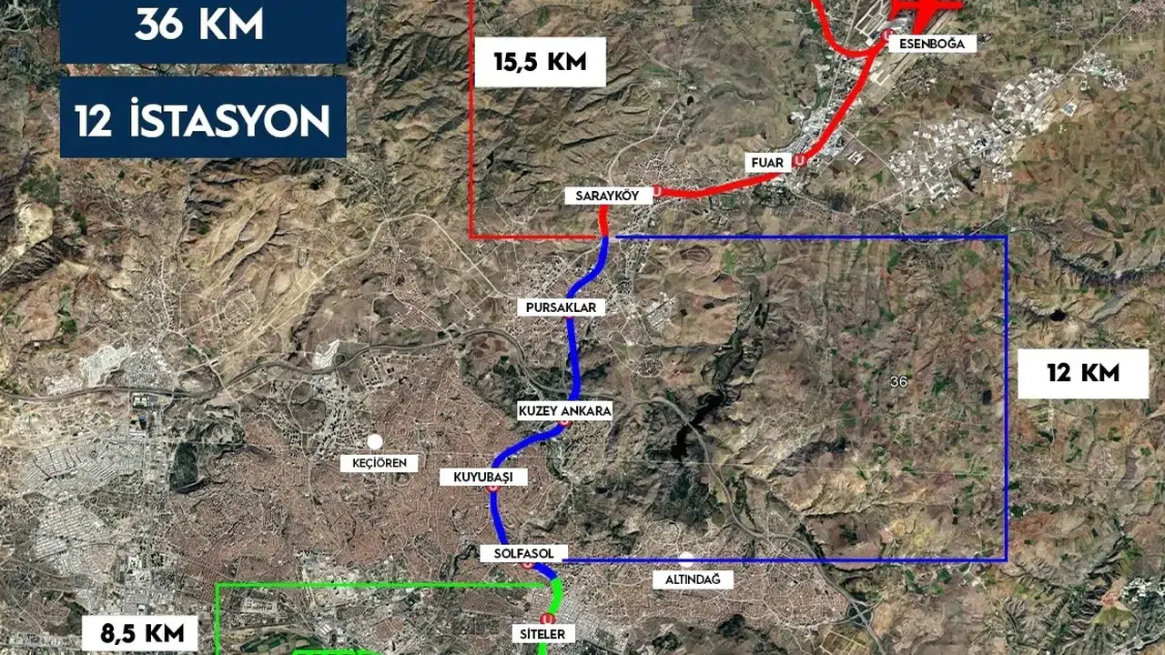 Ankara'da dev ulaşım hamlesi: YHT Gar ile Esenboğa Havalimanı birbirine bağlanıyor