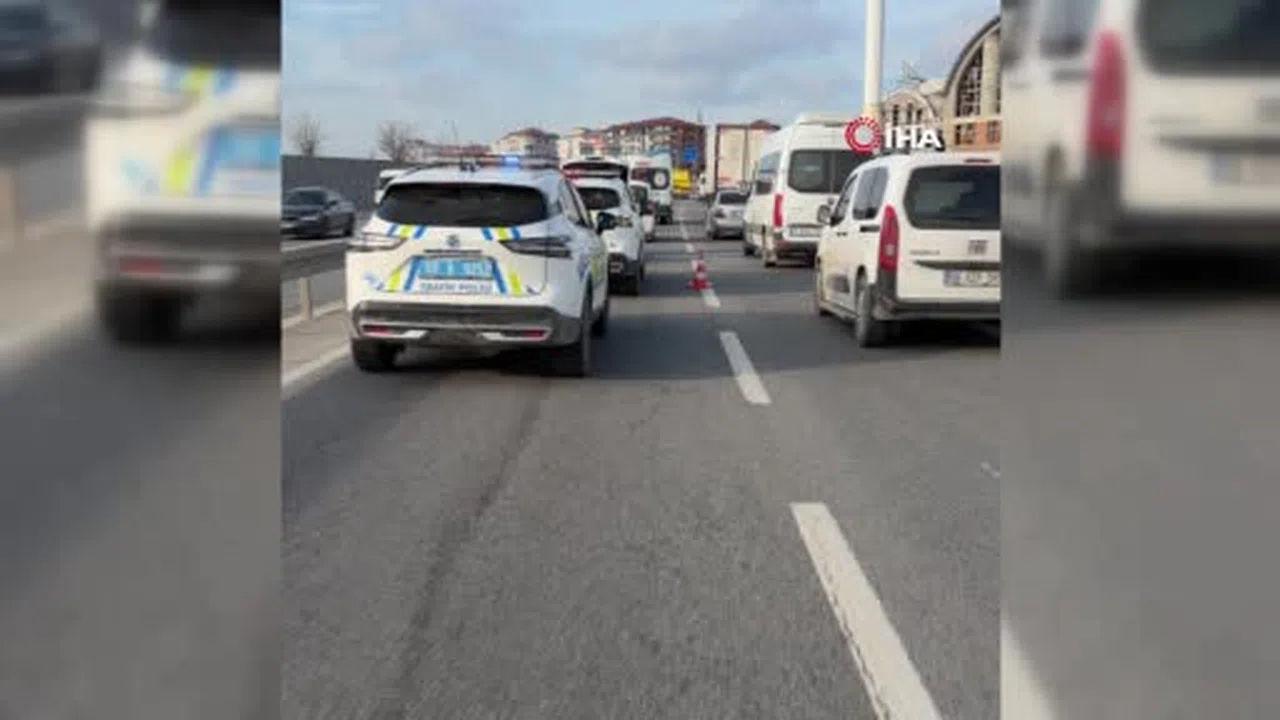 Çevre yolunda kadına otomobil çaptı