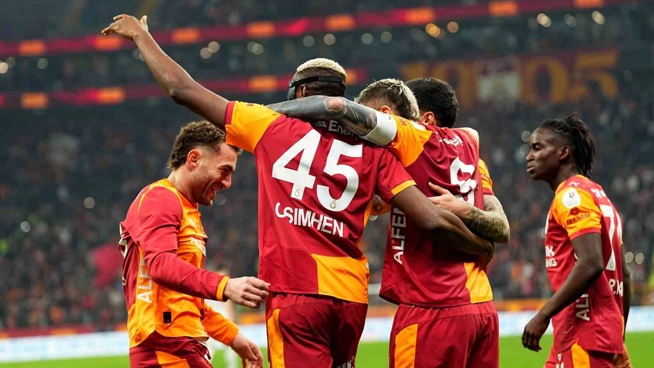 Galatasaray’dan 55 puan, 55 gol