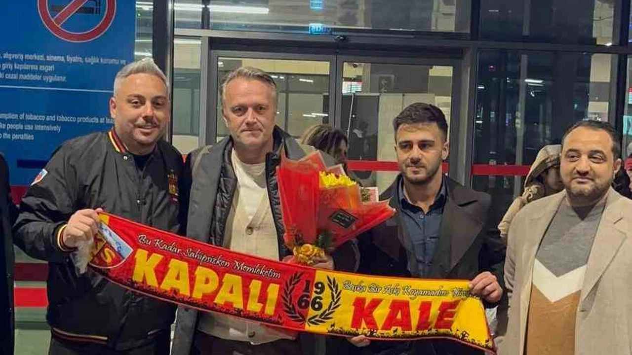 Kayserispor’un yeni teknik direktörü Erling Moe kente geldi