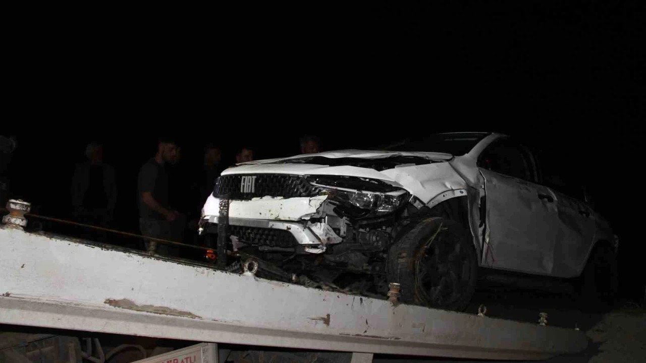 Otomobil fındık bahçesine uçtu: 2 yaralı