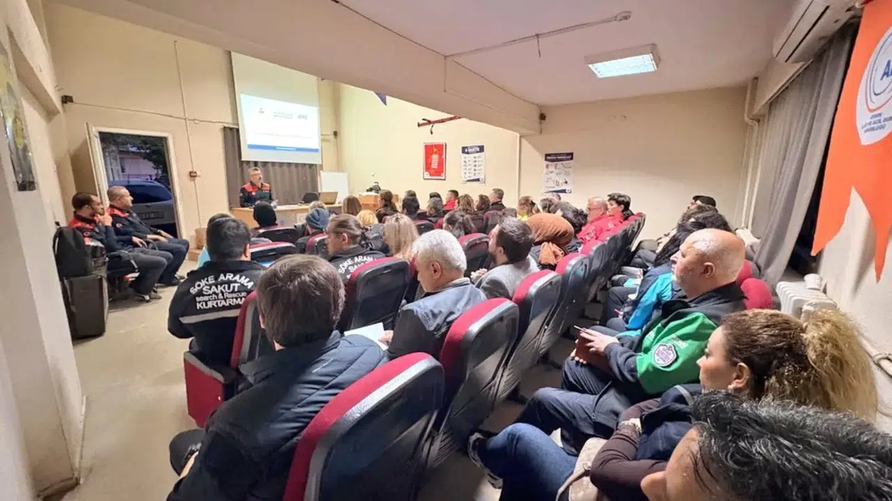 Afet anında saniyeler yarışıyor: Aydın’da kritik koordinasyon eğitimi