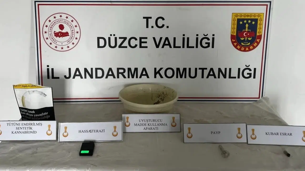 Düzce'de zehir tacirlerine geçit yok: Bir haftalık bilançoda 48 gözaltı