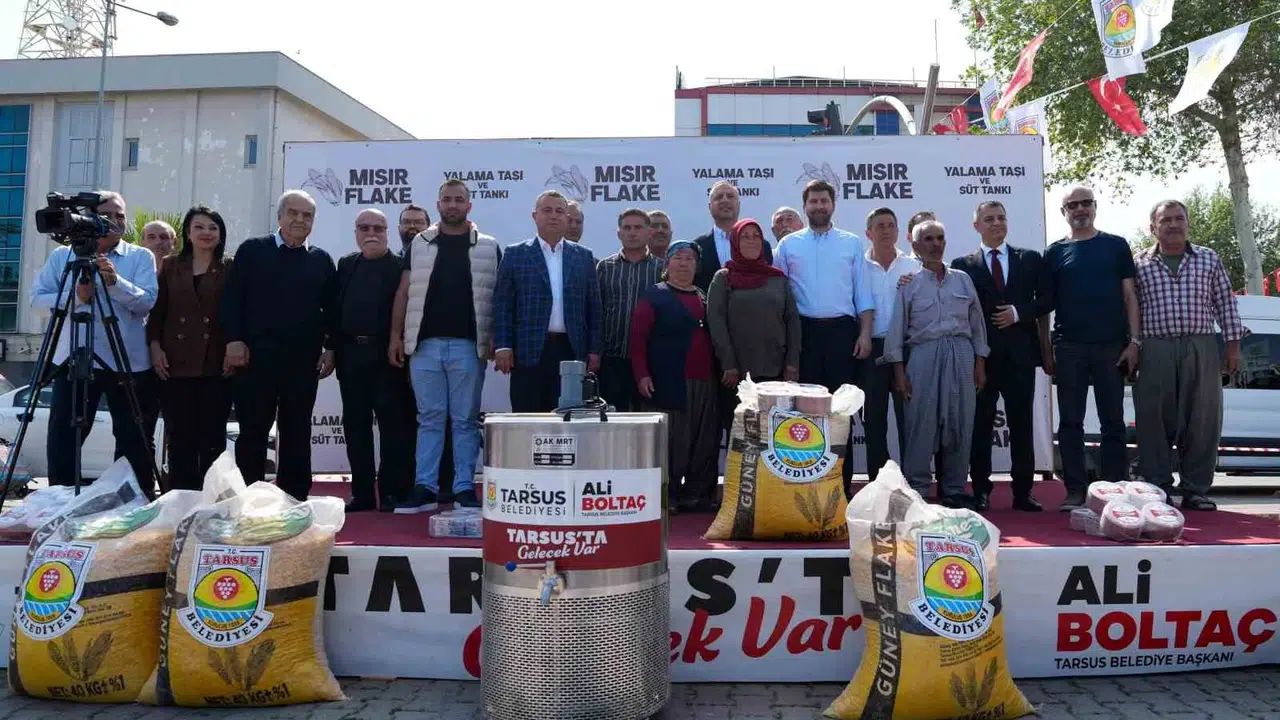 Tarsus'ta üreticinin yüzü gülüyor: Belediyeden dev destek paketi