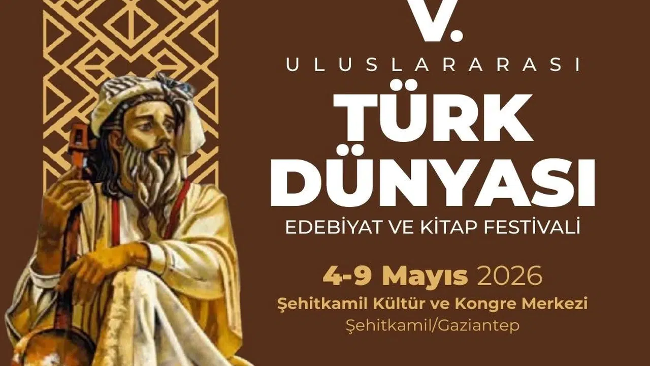 Türk dünyasının kalbi Gaziantep’te atacak: 5. Uluslararası Edebiyat ve Kitap Festivali için geri sayım başladı