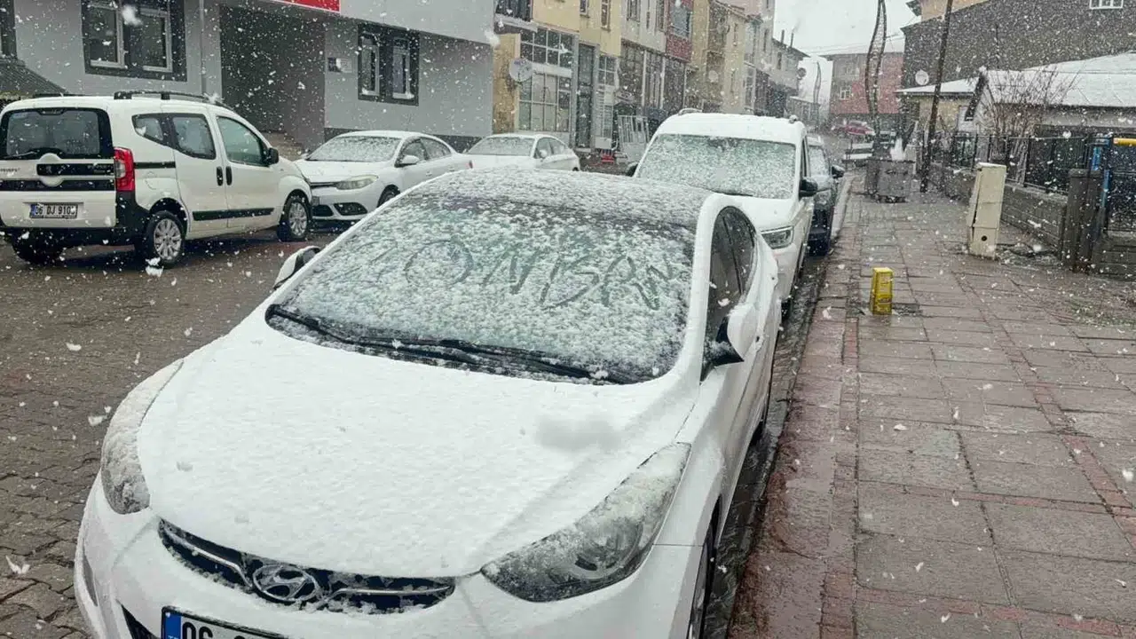 Nisan ayında kış sürprizi: Karlıova’da bahar beklentisi yerini kar örtüsüne bıraktı