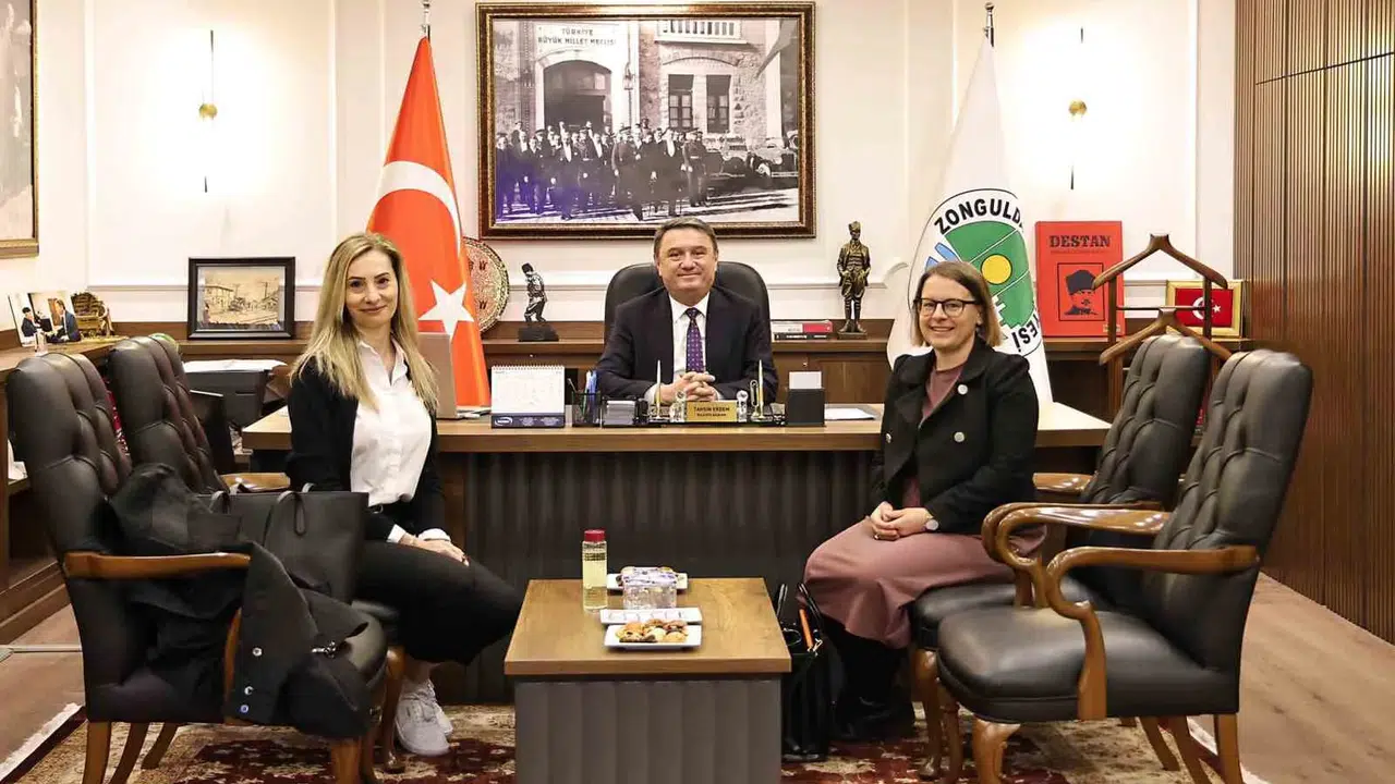 Zonguldak ile Almanya arasında yeni köprü: Başkatip Gonsior’dan Başkan Erdem’e ziyaret