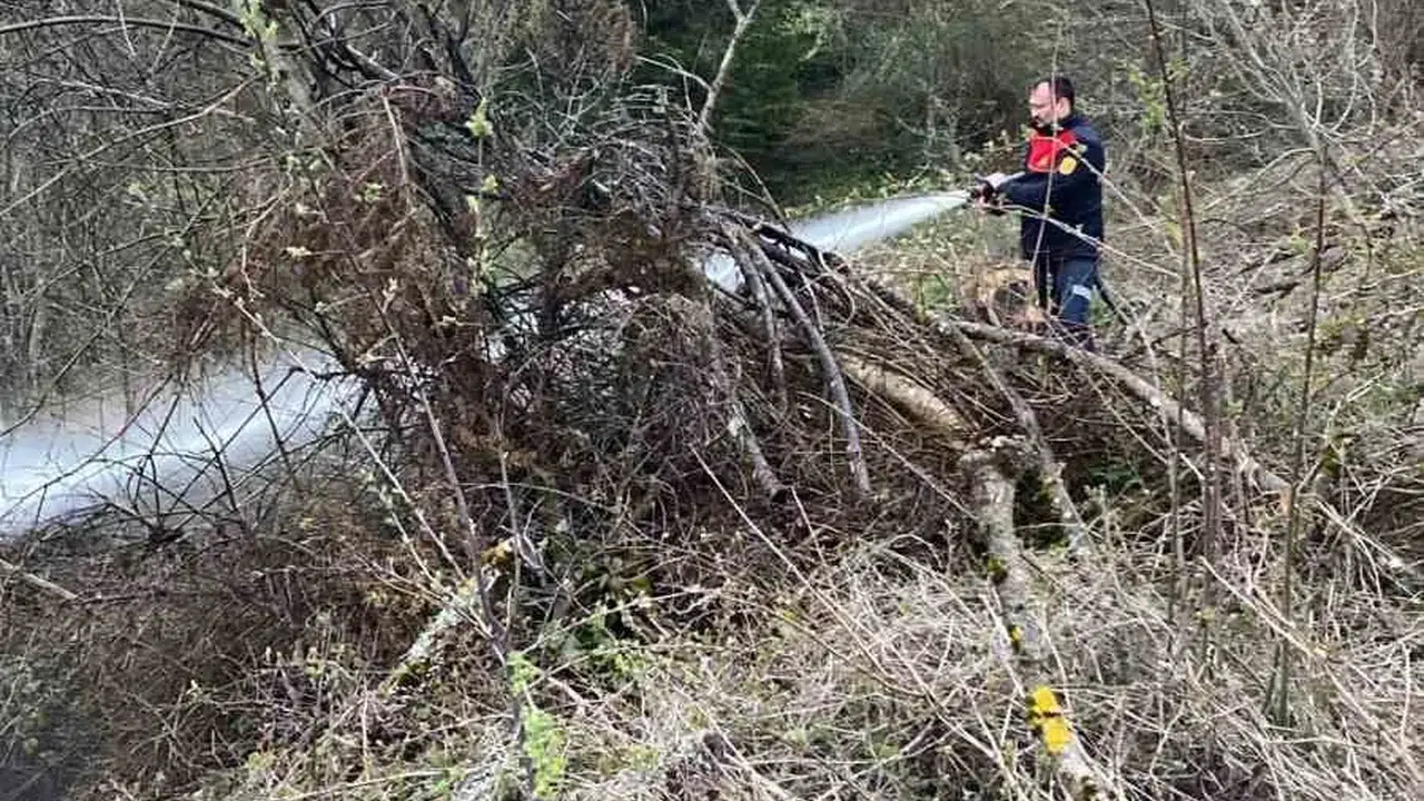 Kastamonu'da korkutan dumanlar: Ekiplerin zamanla yarışı faciayı önledi