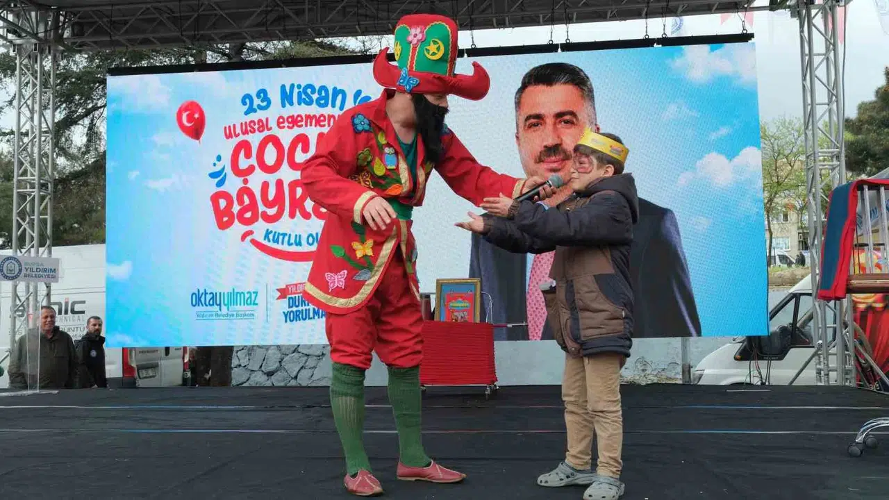 Yıldırım’da bayram coşkusu: Minikler unutulmaz bir gün yaşadı