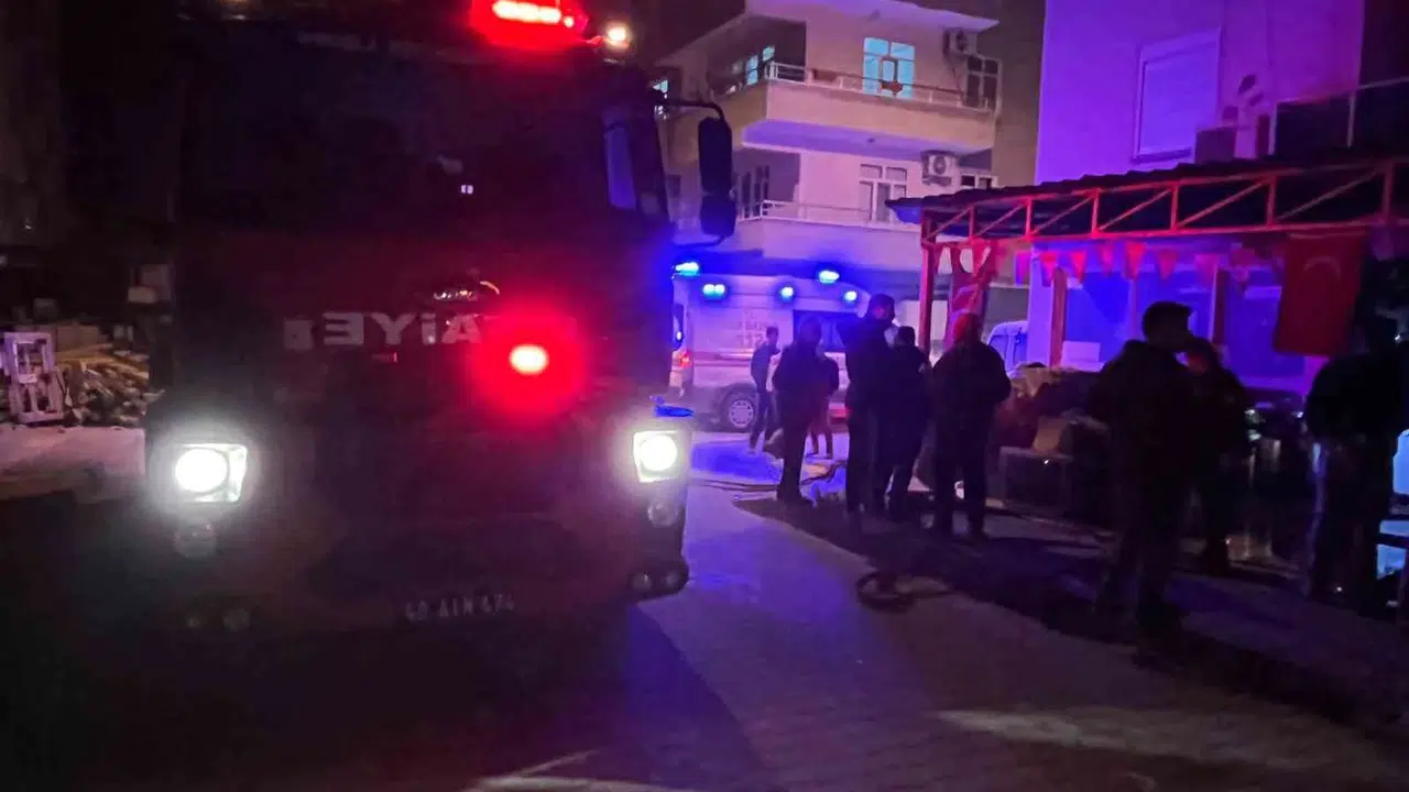 Yatağan’da gece yarısı korkutan yangın: Bisiklet tamirhanesi küle döndü