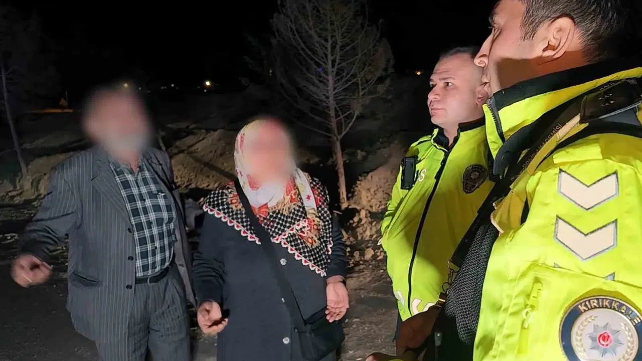 Kırıkkale'de şüpheli kaza: Direksiyonda olduğunu iddia eden yaşlı çift polisi ikna edemedi