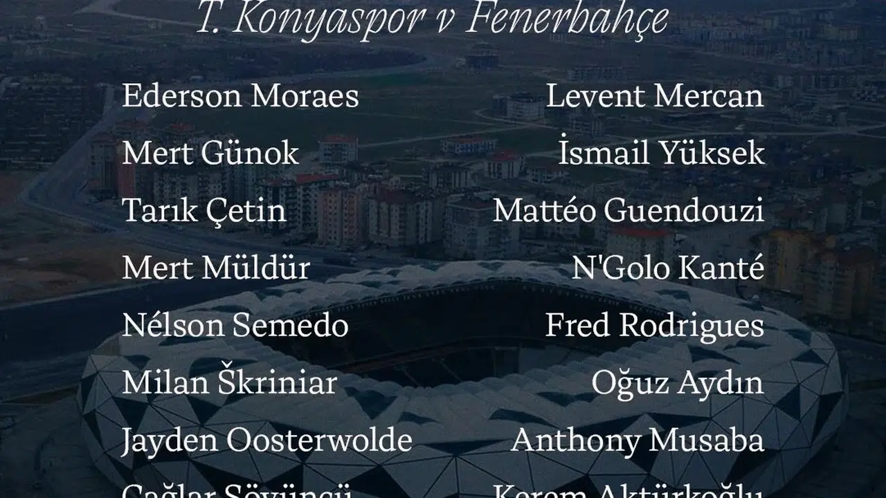 Fenerbahçe'de Konyaspor mesaisi: Yıldızlar topluluğunda 3 eksik var