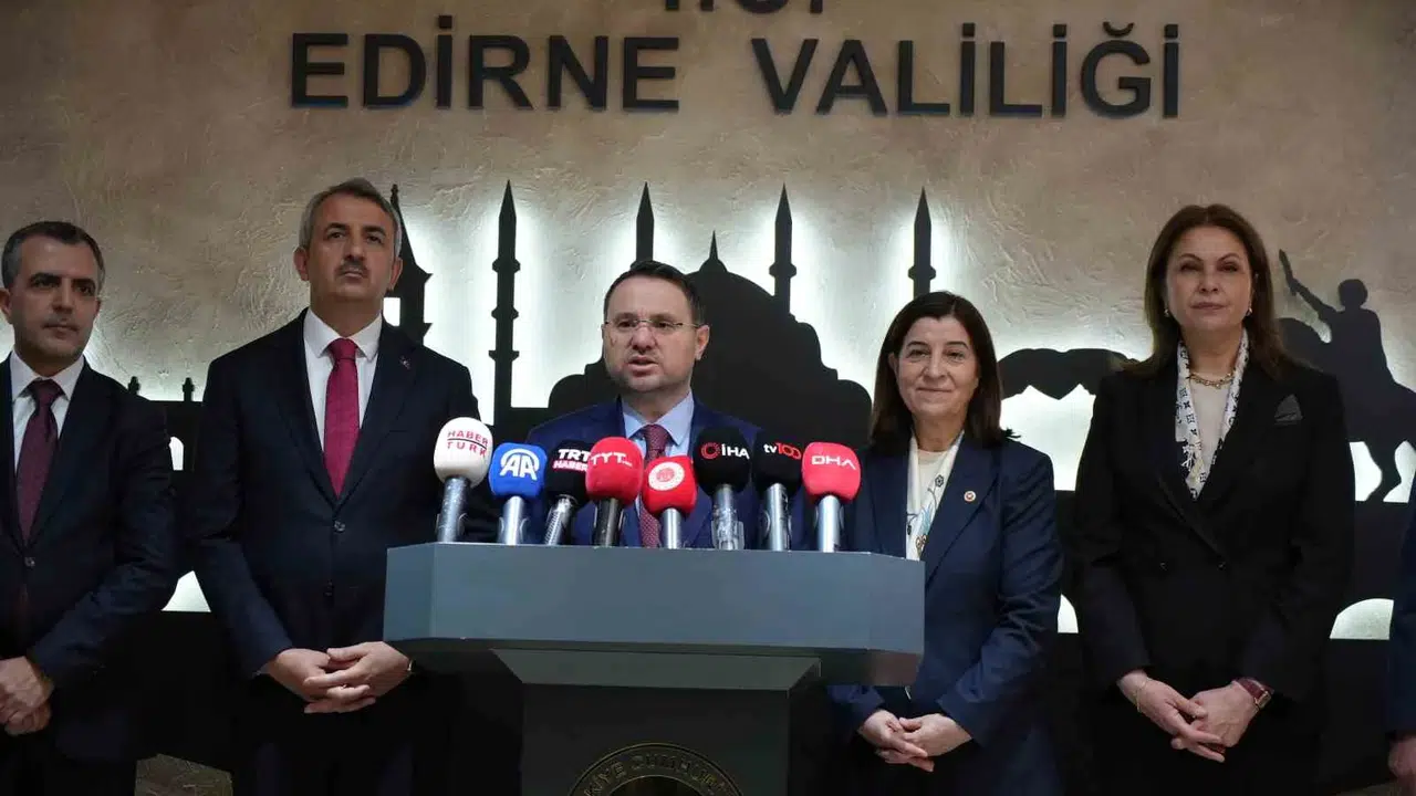 Adalet Bakanı Gürlek’ten Edirne’de net mesaj: Hiçbir dosya tozlu raflara kalkmayacak