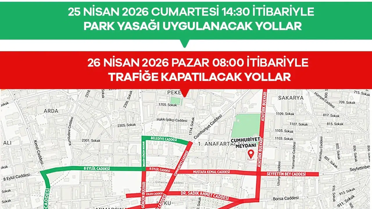 Manisa'da Mesir heyecanı başlıyor: Şehrin kalbi trafiğe kapatılıyor