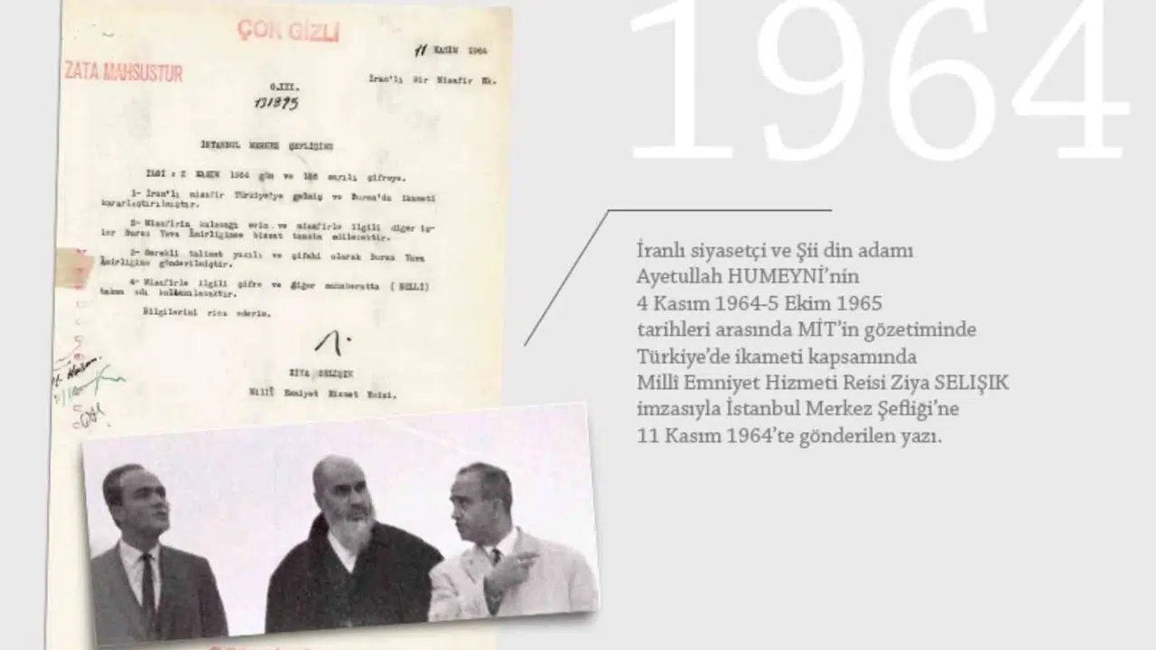 İranlı lider Humeyni’nin Türkiye günleri: MİT’in tozlu raflarından çıkan “çok gizli” dosya