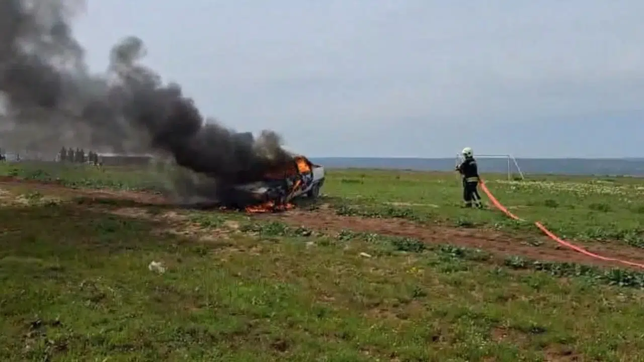 Diyarbakır'da korku dolu anlar: LPG'li araç bir anda alev topuna döndü