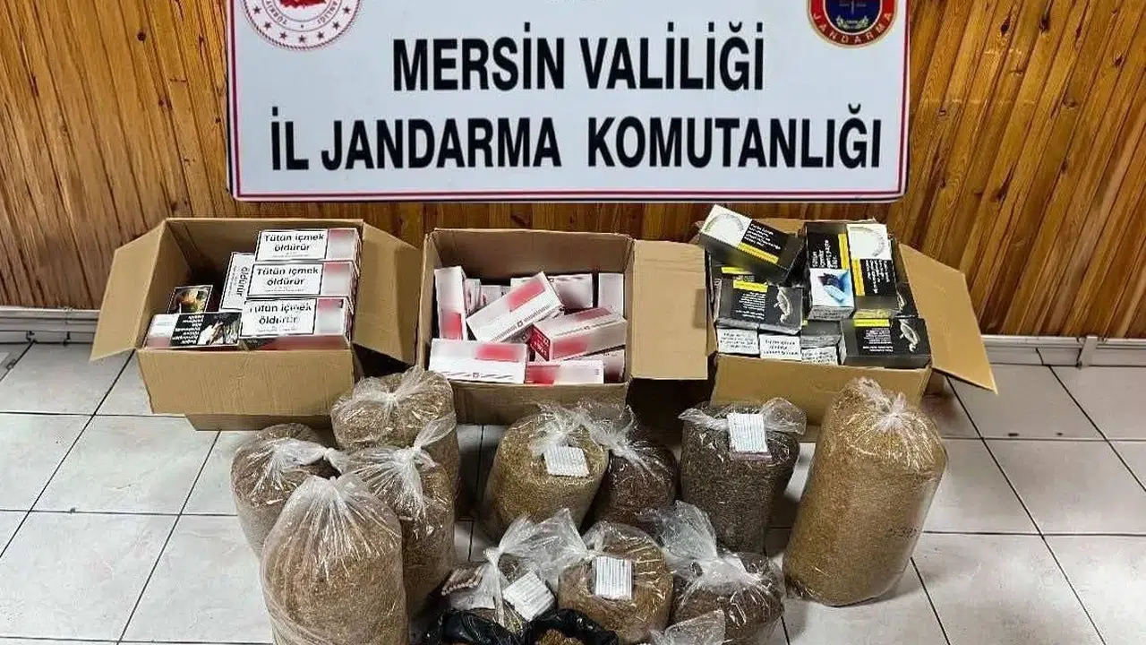 Mersin'de kaçak tütün operasyonu: Jandarma şafak vakti düğmeye bastı