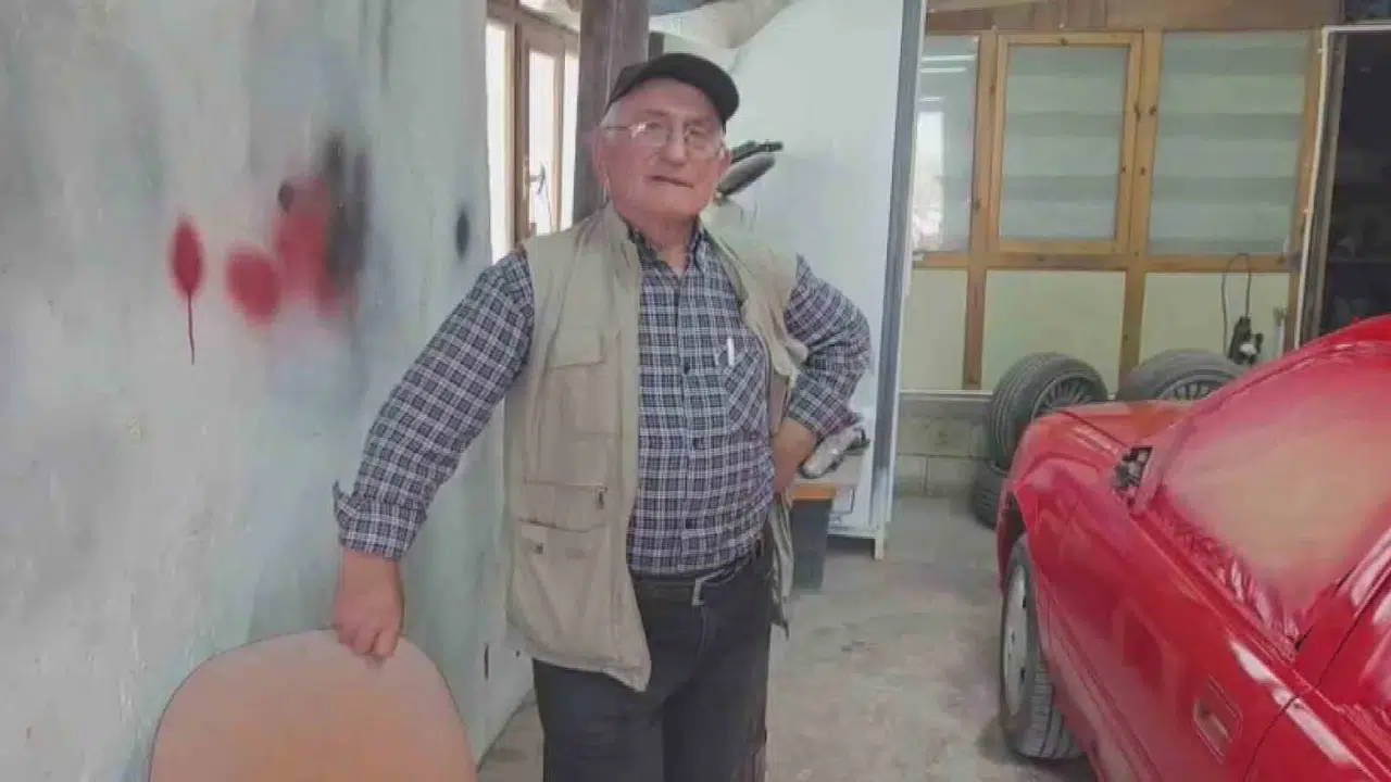 Elmadağ’da beklenmedik ziyaretçi: Tamirhaneye giren danalar çalışanları şaşkına çevirdi