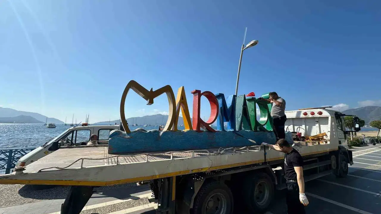 Marmaris'in simgesi bakıma alındı: O meşhur yazı yaza hazırlanıyor