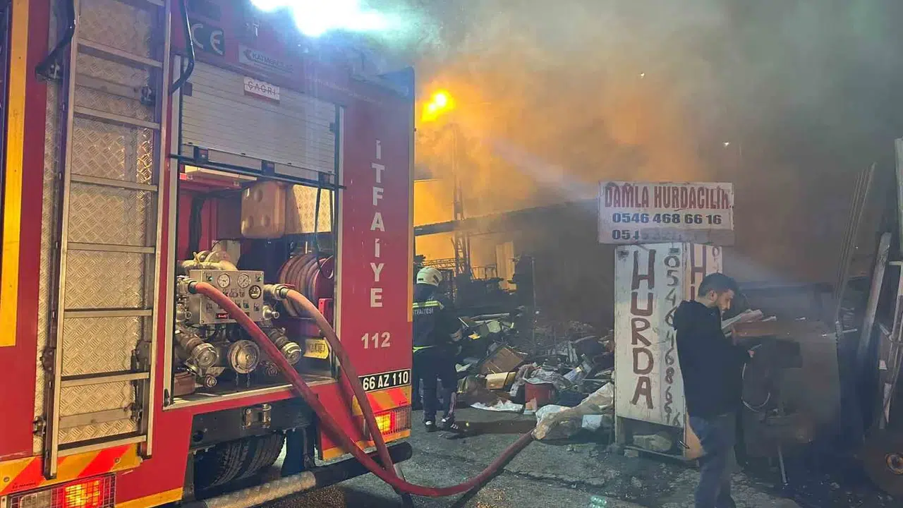 Yozgat’ta ısınma çabası faciaya davetiye çıkardı: Sanayi sitesinde korkutan yangın