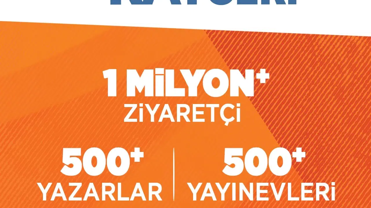 Kayseri’de kitap rüzgarı: 10 günde 1 milyona yakın ziyaretçi ağırlandı